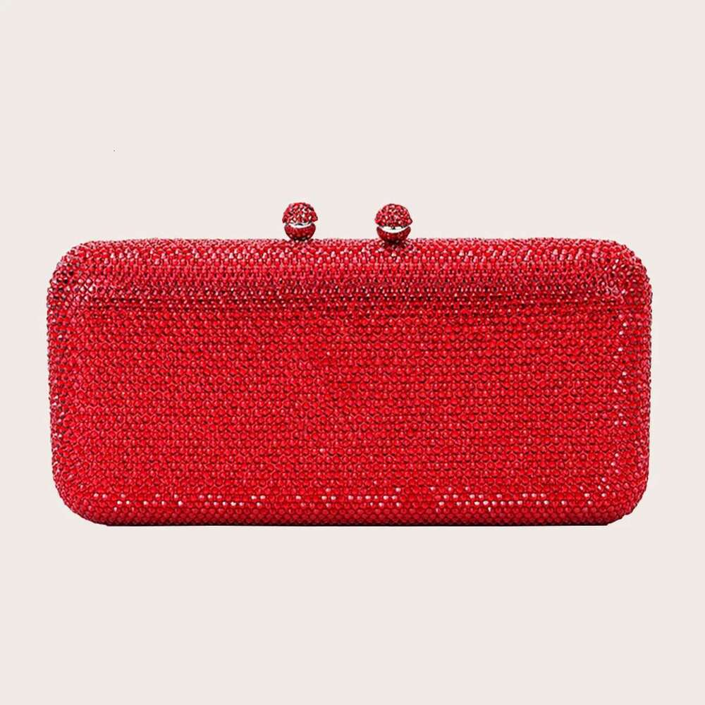 Rhinestone Shining Evening Wedding Clutch Long Purse For Women Fashion Party Shoulder Bag