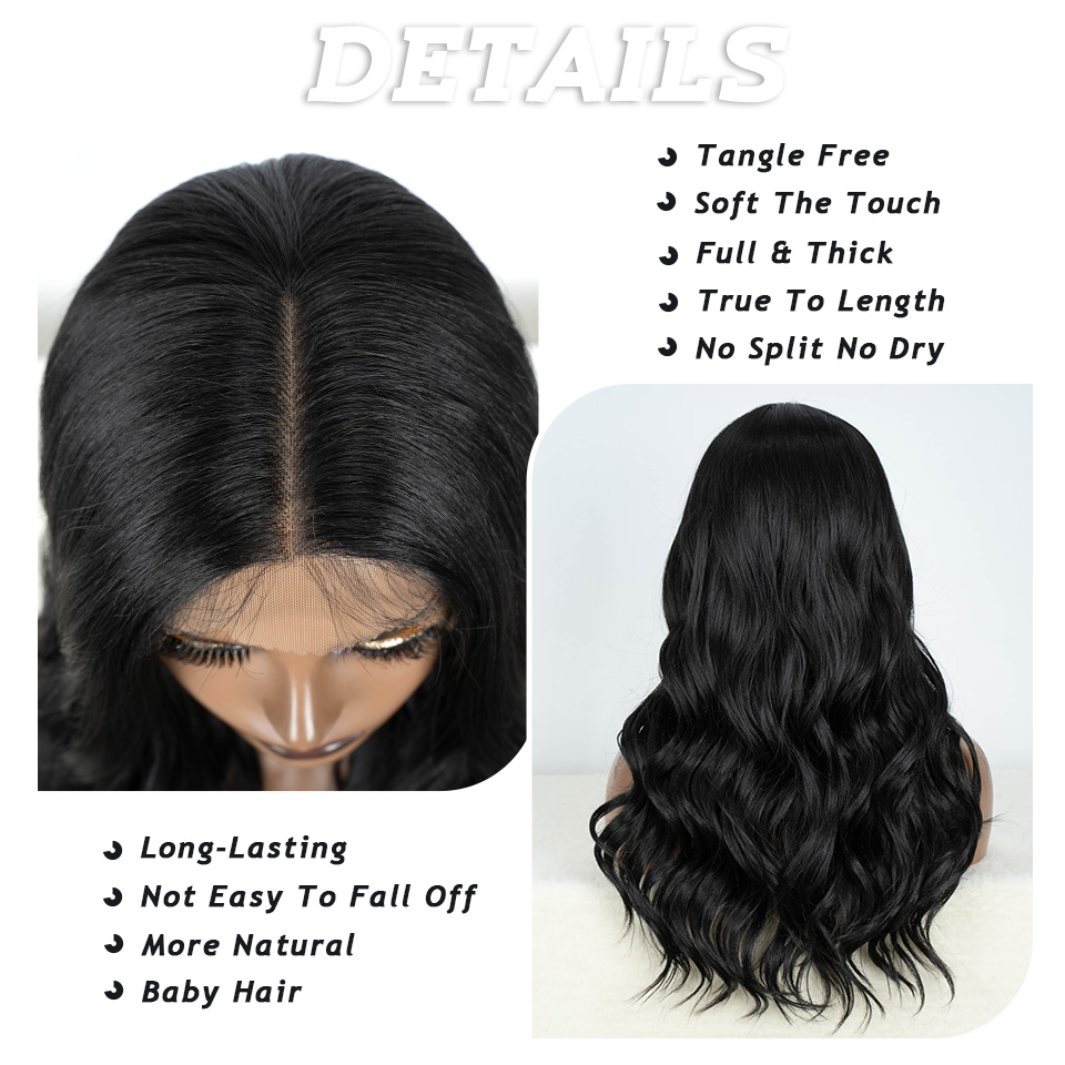 Rebecca Fashion Synthetic Lace Front Wigs For Women 24 Inch Highlight Honey Brown Body Wave Wig Ombre Blonde Lace Wig Synthetic Cosplay Wig