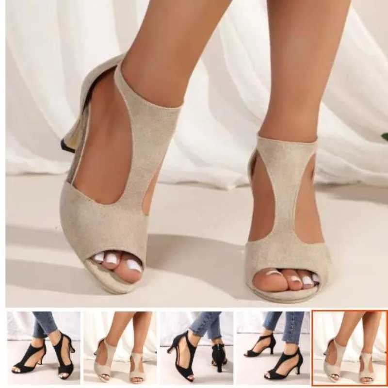Summer Outdoor Casual Slippers Sexy Fashion Platform Flip Flops Designer High Heels Sandals Wedges Pumps Shallow Slides W250514