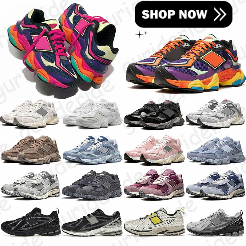 designer trainers new free shipping 9060 men women running shoes black suede olivine sea salt concrete white quartz grey outdoor sports sneakers 36-45