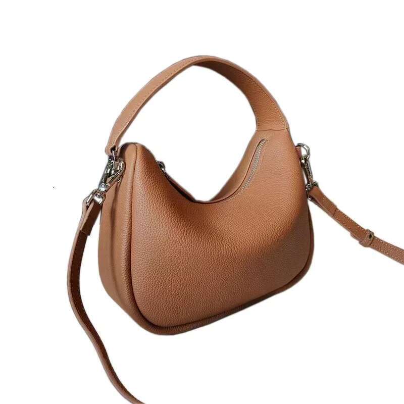 Genuine Leather Women's Designer Top Layer Of Cowhide Handbags Shoulder Crossbody Underarm Bag For Women