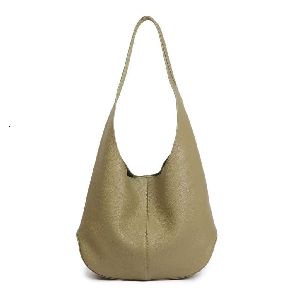 Head Layer Cowhide Tote New Large Capacity Shoulder Autumn And Winter Leather Bag, Women's Versatile Commuting Armpit Bag