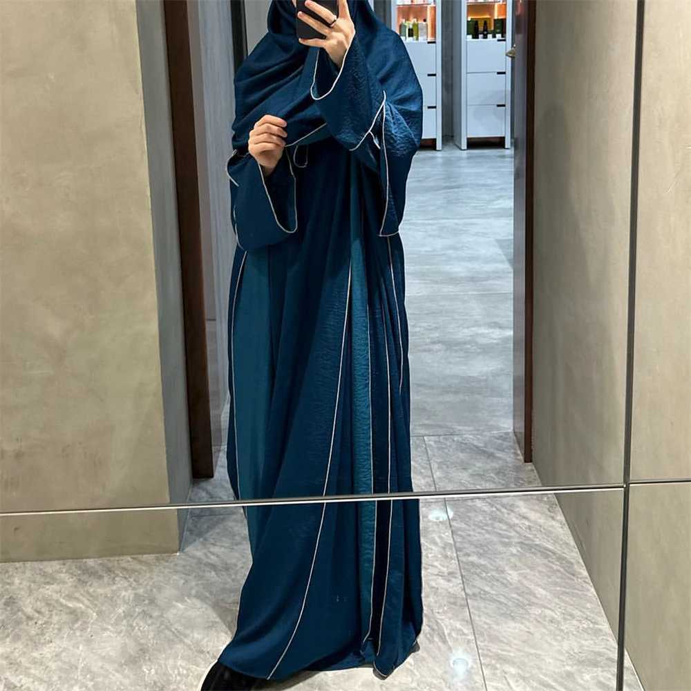Ramadan Open Abaya Dubai Turkey Kaftan Women Muslim Maxi Dress Kimono Cardigan Eid Islamic Clothing Arabic Robe Modest Jalabiya X250514