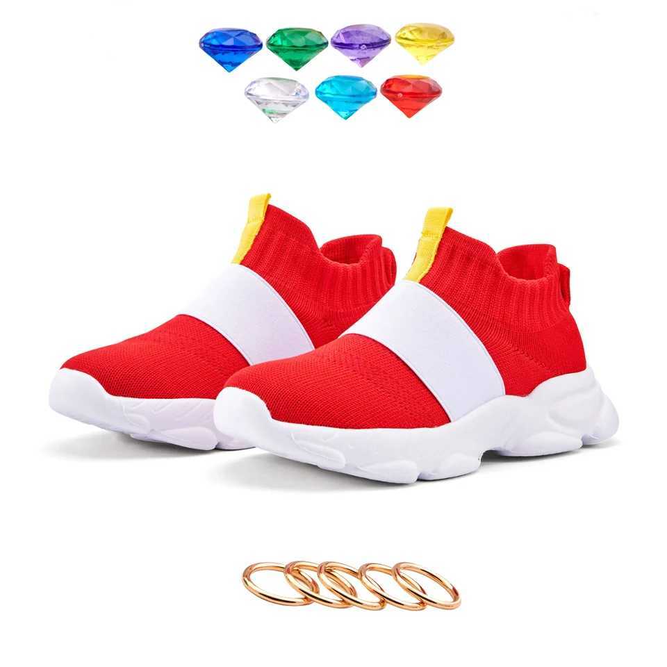 Sonic Shoes For Boy Kids Red Tennis Shoes For Boys Cartoon Anime Shoes z250514