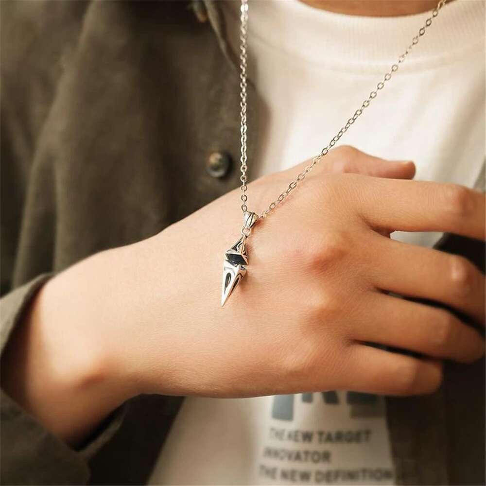 Retro Sier Plated Star Mans Necklace Versatile Copper Sparkling Zircon Clavicle Chain For Women Wedding Jewelry Female Gifts