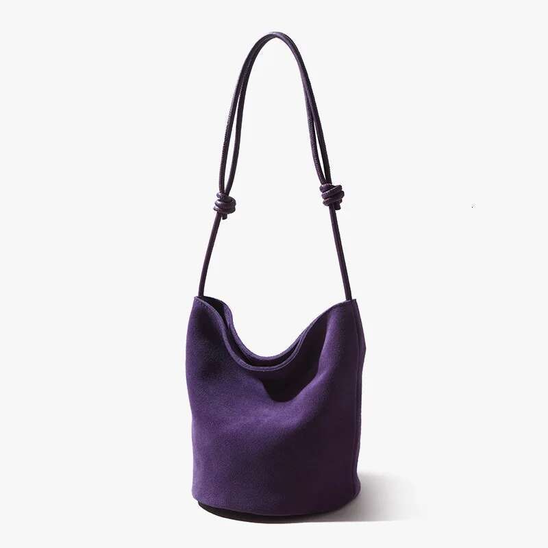 2025 New Retro Women's Handbag Suede Designer Leather Shoulder Trendy Crossbody Bag