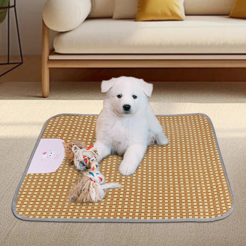 Anti-Slip Floor Cozy Bed Cooler Mattress for Pets Prevents Overheating While Sleeping