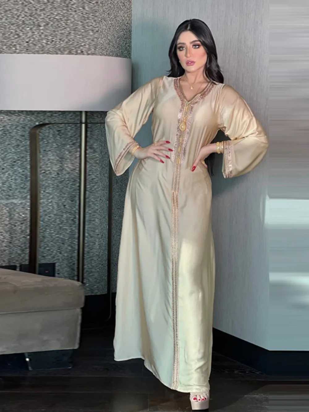 Eid Morocco Dress Women Muslim Abaya Prayer Caftan Dubai Largos Turkey Islam Kaftan Robe Longue Arab Musulmane Vestidos Ramadan X250514