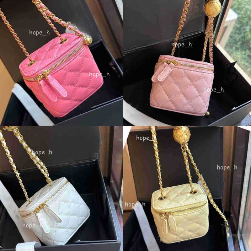 Cases Makeup bag Designer Micro Vanity Bag Mini Cosmetic Bag Crossbody Shoulder Designer Tiny Cosmetic Nano Make Up Bags Coin Purse Wallet width po