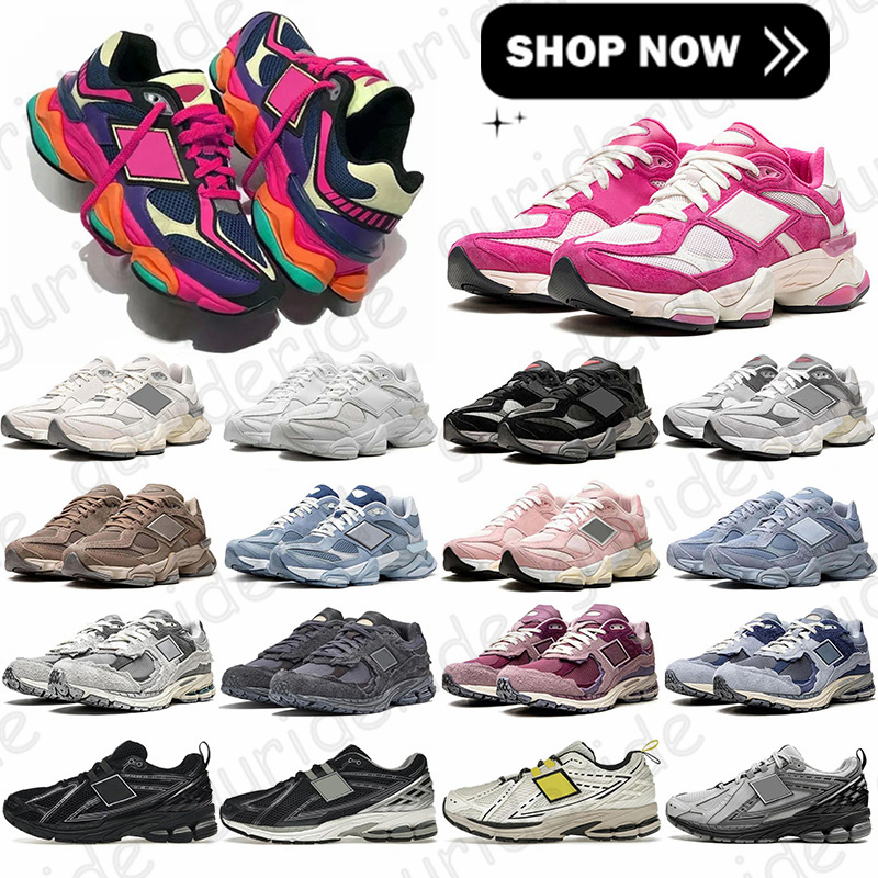 designer trainers new free shipping 9060 men women running shoes black suede olivine sea salt concrete white quartz grey outdoor sports sneakers hot