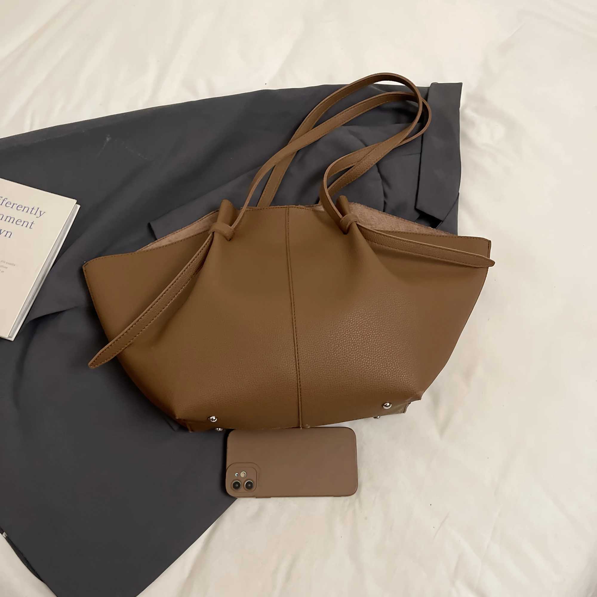 Wens Bag Set Casual Cmute Out Shoder Bag rything Large Capacity High Appearance Ll Tote Bag Underarm Bag Z250514