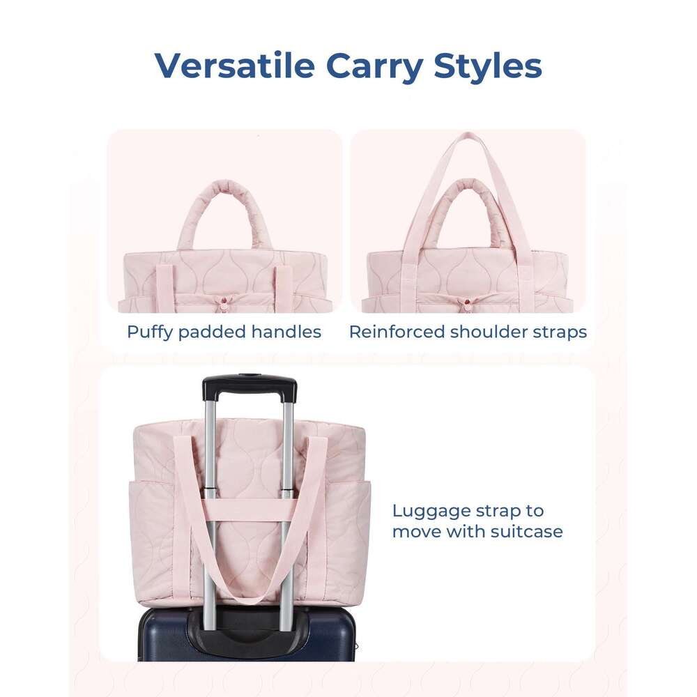 BAGSMART 2024 New Tote Women Shoulder Simple Large Capacity Sport Leisure Travel Mom Going Out Bag