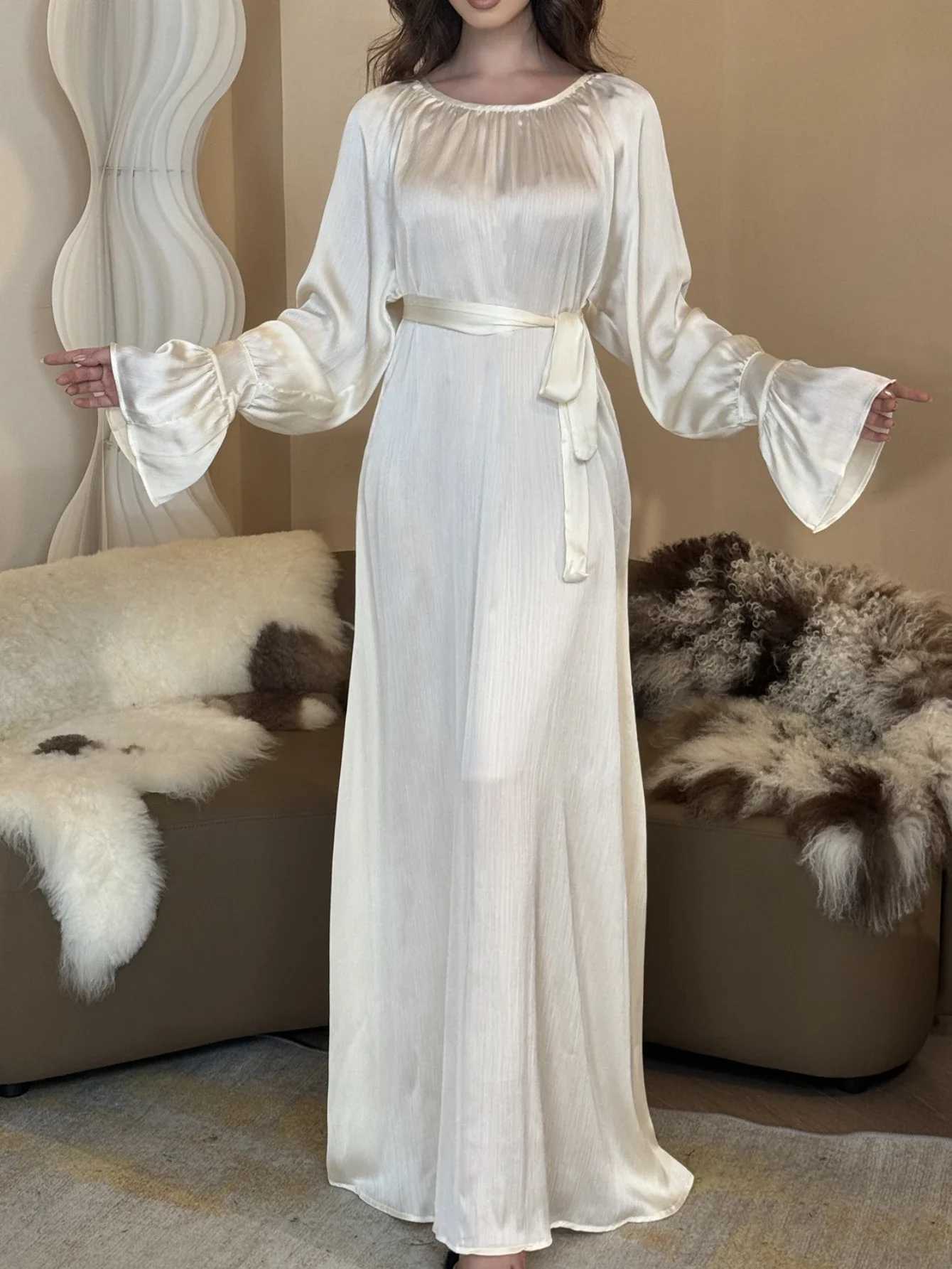 Middle East Modesty Party Dress Women Full Slve Elegant Maxi Dresses Islamic Long Dress Muslim Evening Dresses Turkey Kaftans X250514