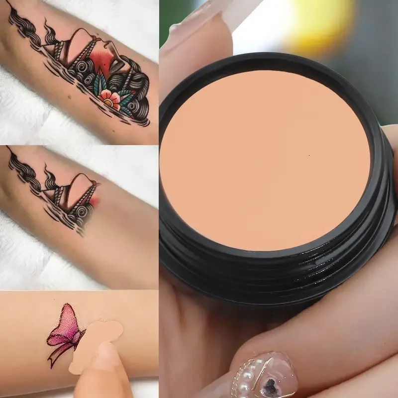 Full Coverage Concealer-waterprooffor Covers Skin Blemishes and Wrinkles and TattoosRegulates Skin ToneFace Concealer Makeup 250512