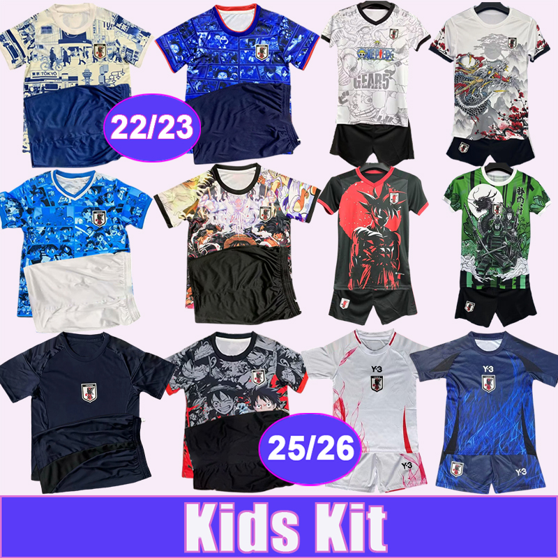 24 25 Japan Kids kit Soccer Jerseys ITAKURA ENDO MITOMA MINAMINO DOAN ITO Anime style Special Edition Football Shirts Uniforms