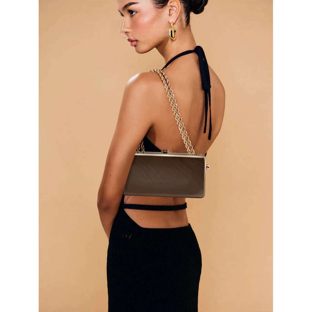 Retro European And American Splicing Trendyy Marble Banquet Box Versatile New Wedding Party With Hand-Held Cross-Body Pearlescent Acrylic Clutch Bag
