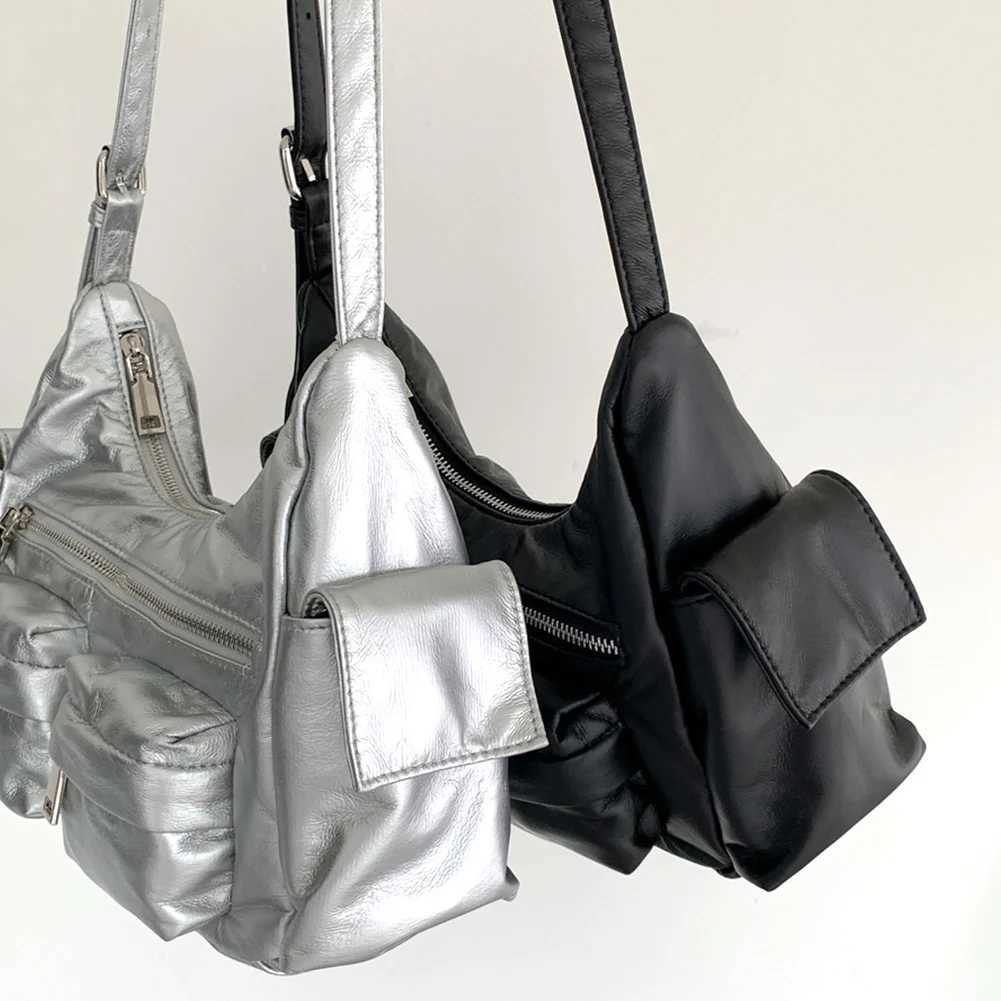 Wen Shoder Bag Soft Leather Tote Handbag Large Capacity PU Sahel Sling Bag Tree-Pocket Purse Girl Stylish Purse Z250514