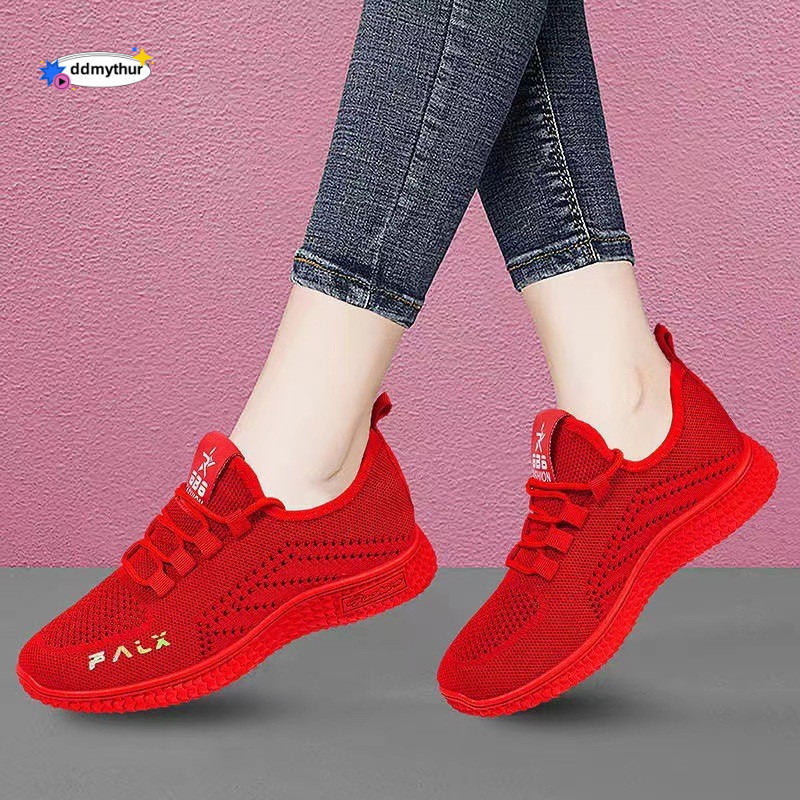 Spring and Autumn New Korean Edition Casual Breathable Old Beijing Cloth Low Top Sports Women's Single Shoes ddmythur