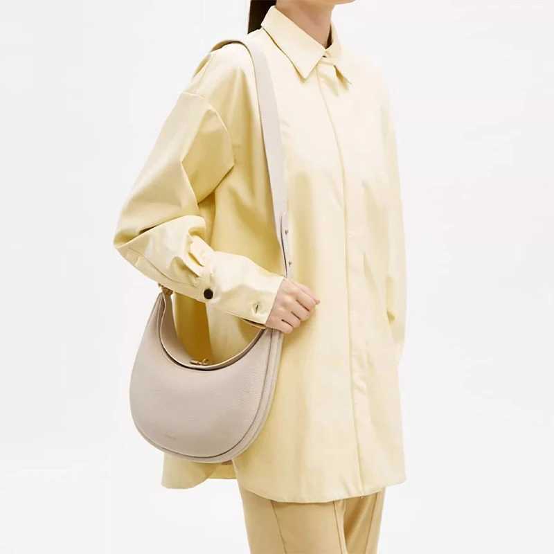 Brand Fi Wens Handbag Mtifunctional Leather Shoder Bag Versatile Underarm Bag Niche Design Crescent Bag Wens Bag Z250514