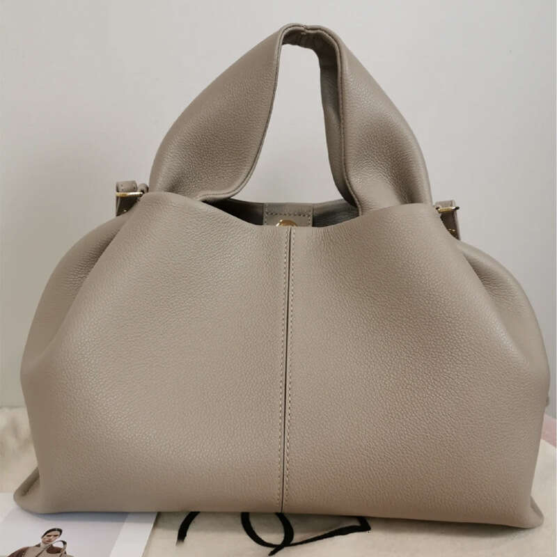 Tote Bag French Niche Brand New Versatile Solid Color Lunch Box Fashion Handbag Shoulder Crossbody Bag For Women KQ