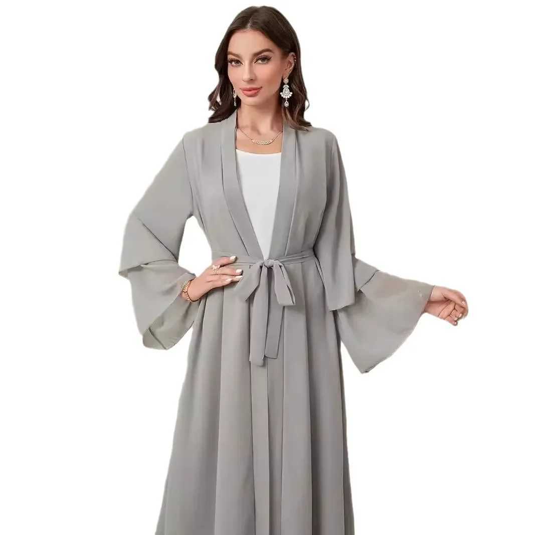Muslim Long Abaya Dress Turkey Islamic Women Robe Hijab Headscarf Sashes Morocco Kaftan Dubai Arabic Jalabiya Modest Vestidos X250514