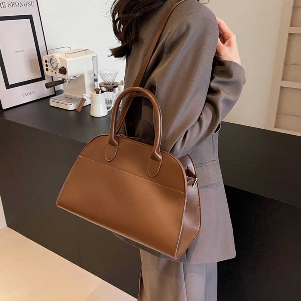 Trendy Tote Bag Suede Bag Top Handle Bag Shoder Bag PU Leather Crossbody Bag Vintage Top Handle Bag Sahel Purse for Wen Z250514