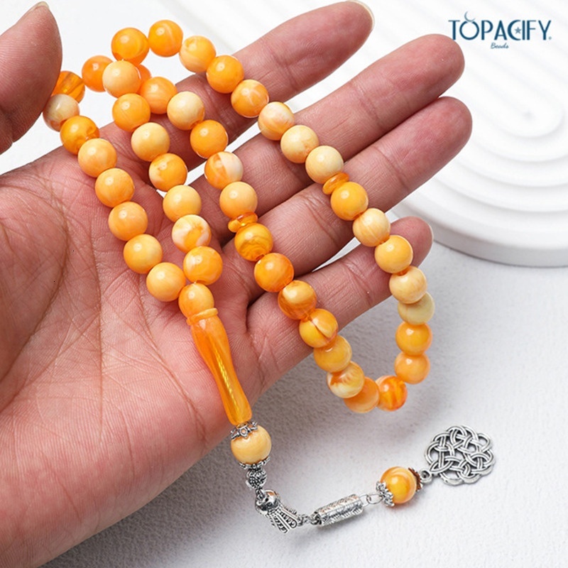 Bottom alloy Cook Praising 45 beads Muslim prayer bead bracelet