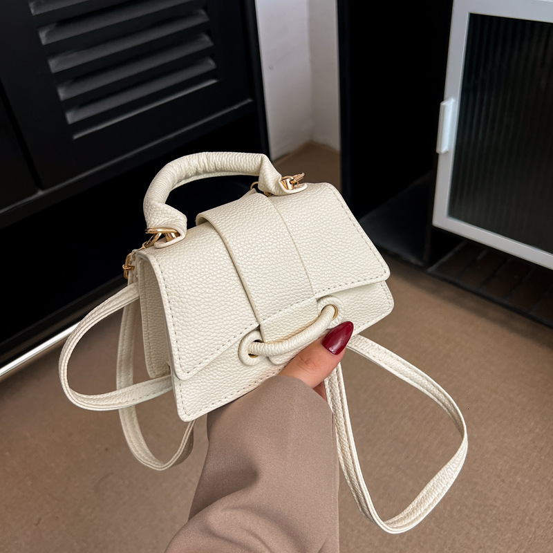 Free Delivery Designer Bag Fashionable Versatile Belt Decoration Mini Niche Hand 2025 New High End Single Shoulder Crossbody Small Square Luxury Bag