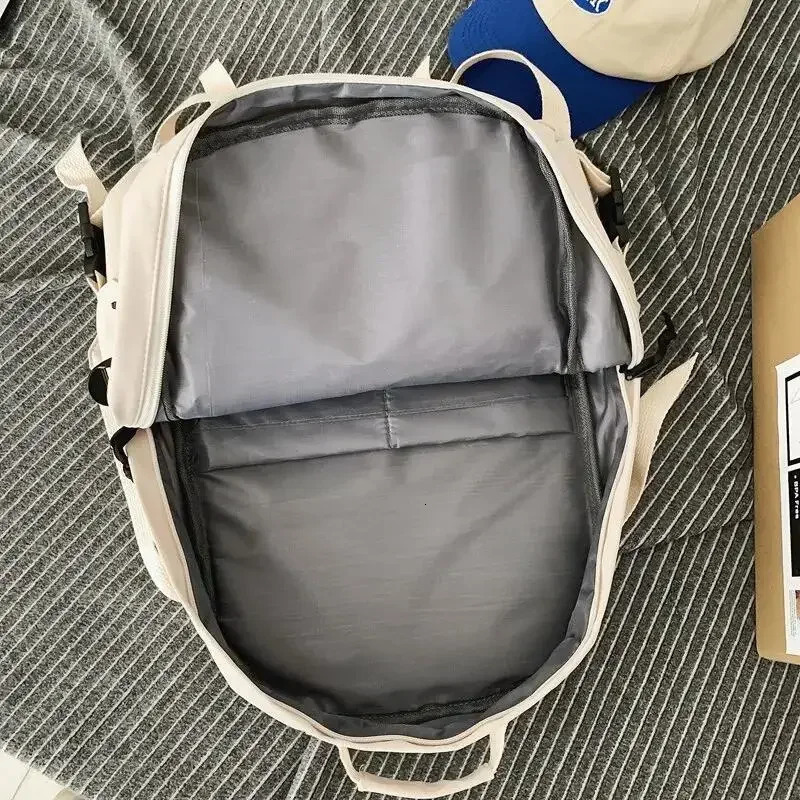 A Load Of Multipocket Men and Women Universal Nylon Largecapacity Leisure Simple Schoolbag Insert Buckle Computer Backpack 250514