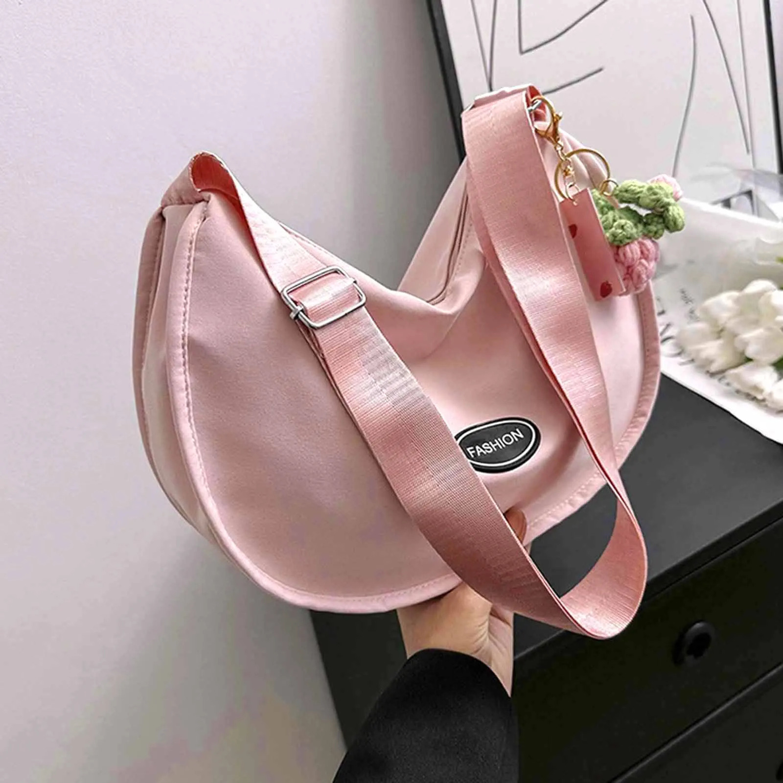 Shoulder Bags Women Solid Harajuku Allmatch Simple Multifunctional Handbags Large Capacity Cross Body Are Lovely And Fresh 250514