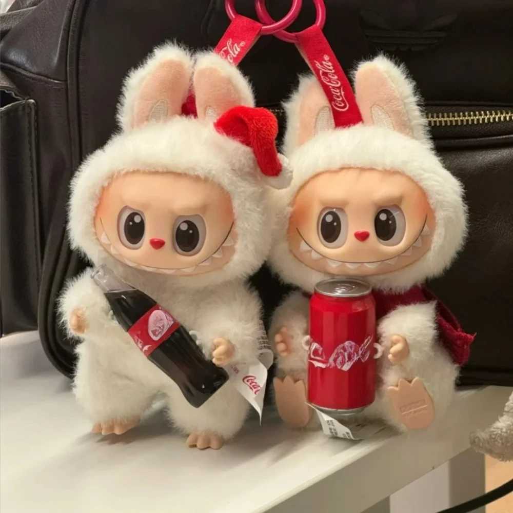 NEW Labubu 3.0 The Monsters Coke Series Vinyl Doll Labubu Action Figure Keychain ToysC250514