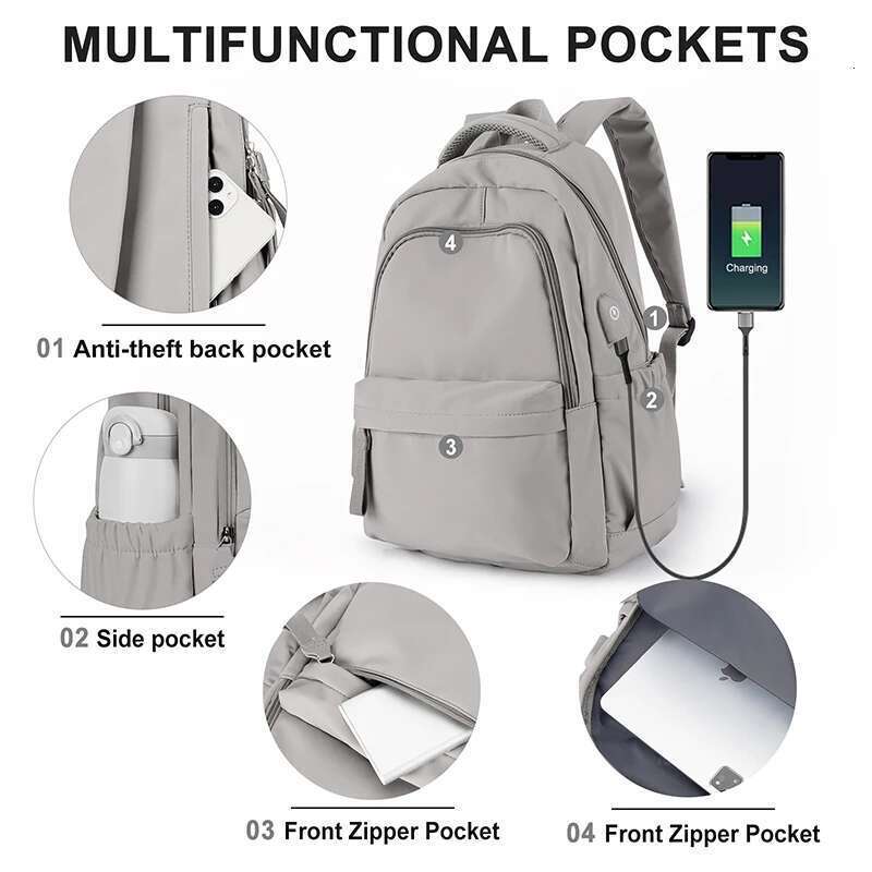 Laptop Women, Anti Theft Work 14 Inch, School Backpack Nurse Backpack, Bookbag For Teenage Girls Boys