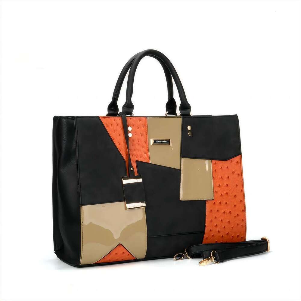 Large Ladies Handbags Single-Shoulder Crossbody Handheld Triple-Use Satchel Portable Leisure Bag