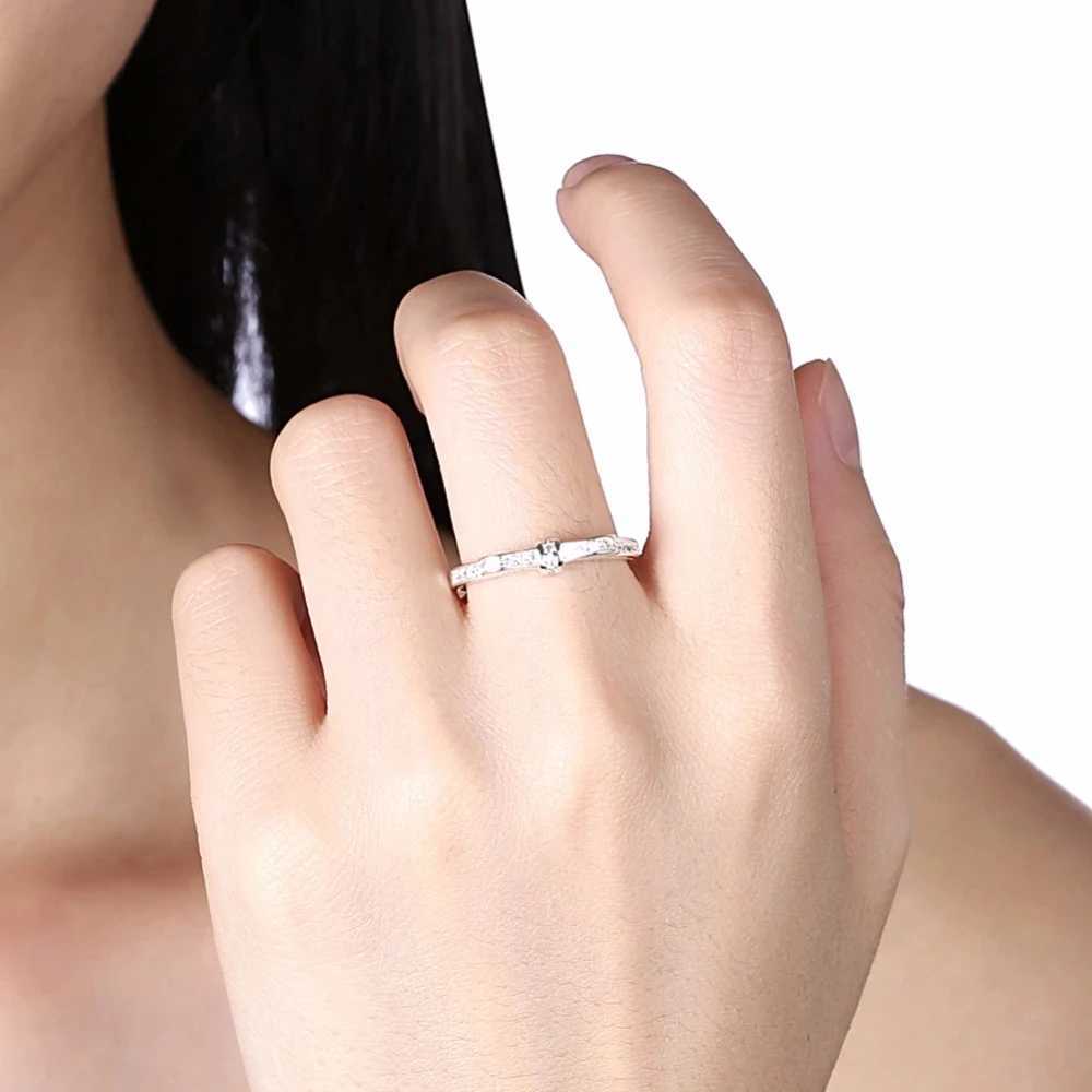 New Popular Luxury 925 Sterling Silver Bowknot crystal Rings For Women size 6/7/8/9 Fashion Party Gifts can be diamond JewelryXJ250514