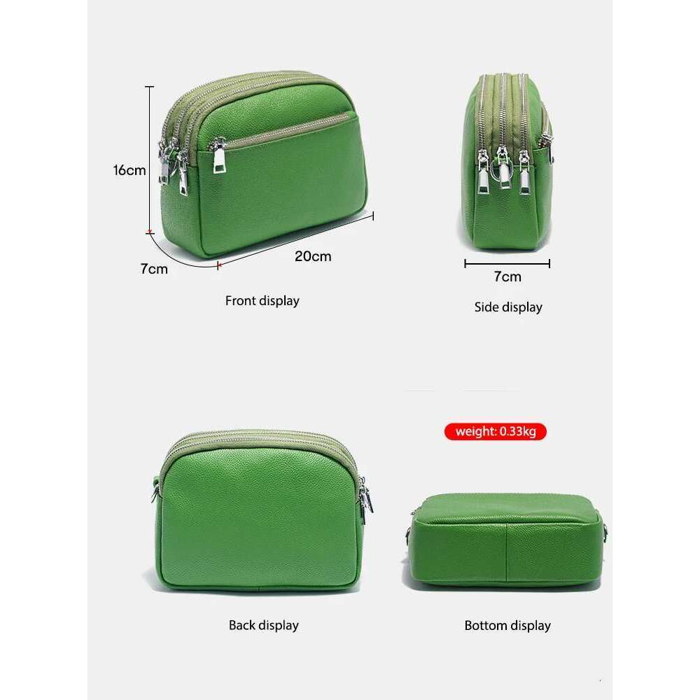 Zency Multifunctional Solid Color Shoulder For Women, Waterproof Crossbody Purse Business Casual Storage Bag Satchel Handbag