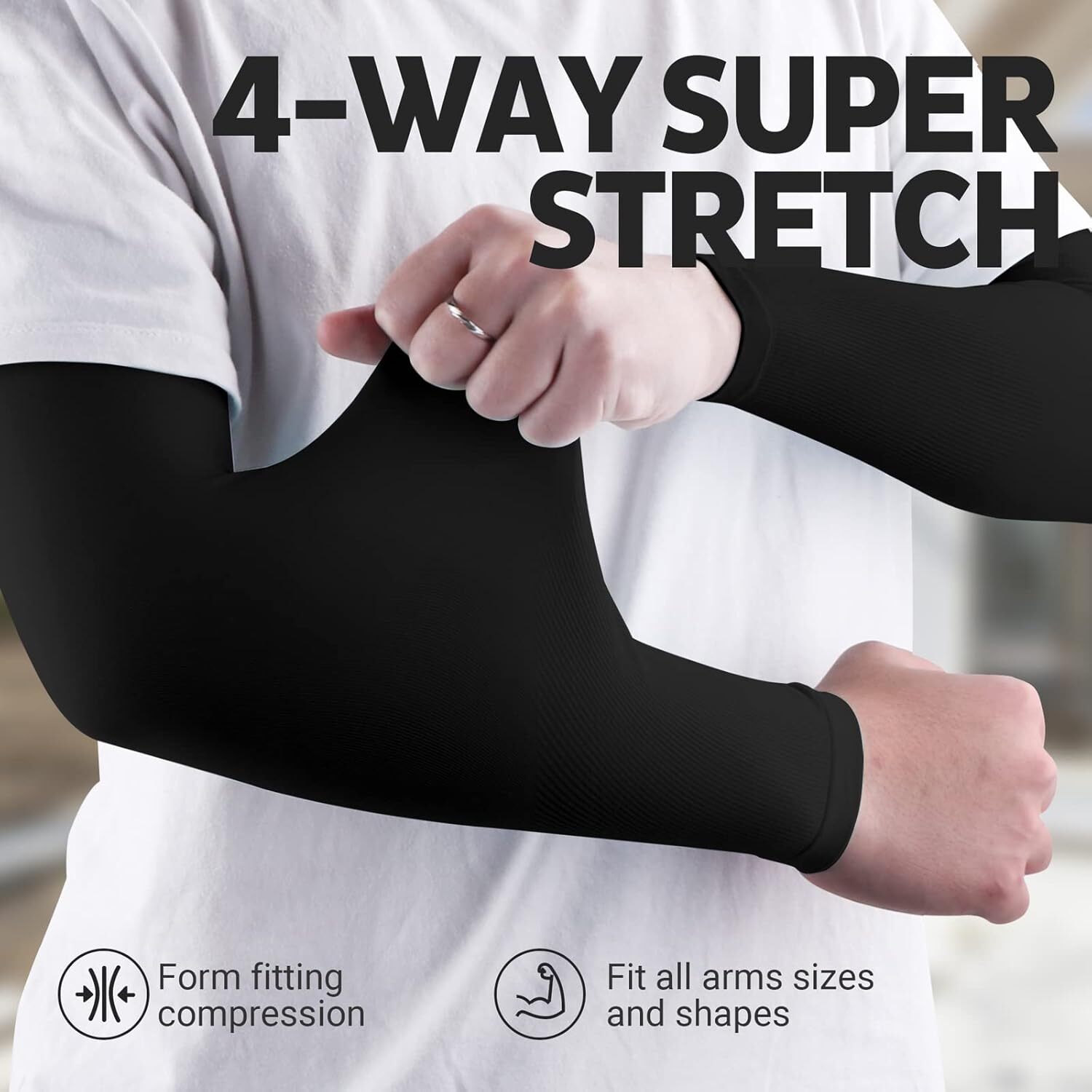 Sun Protection Cooling Arm Men &Women,Compression Sleeves for Football, Golf & Volleyball