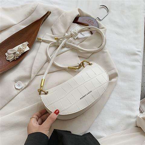 Internet celebrity western-style small for women 2025 new trendy version fashionable stone pattern shoulder ins versatile