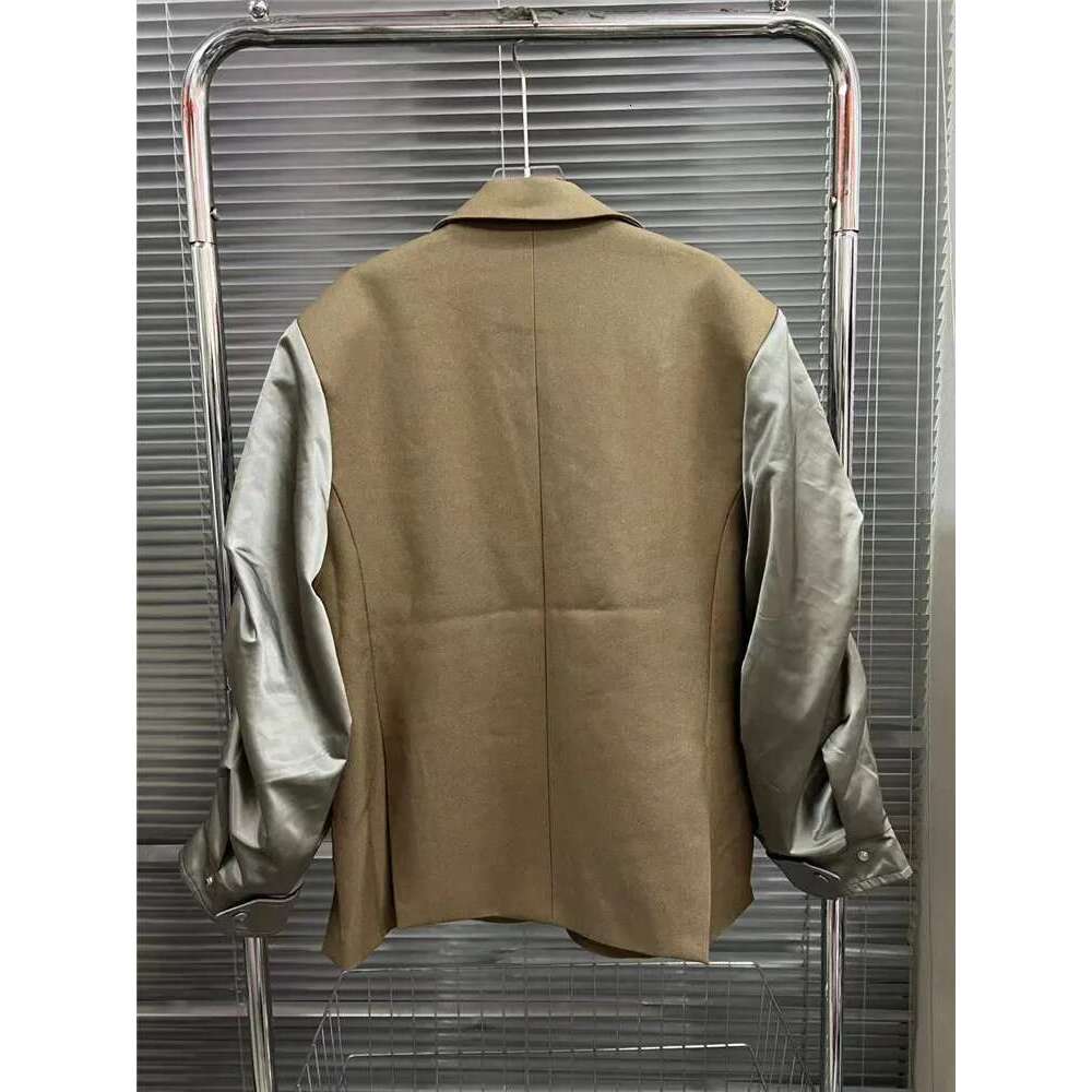 Getspring Women 2024 Autumn Single Button Full Sleeve Ladies Blazer Coat Fashion Loose Casual Women's Long Suit Jacket