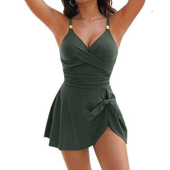 European and American one-piece women's tight fitting slimming cross backless sexy multi-color swimsuit 2025 new casual versatile fashion clothin