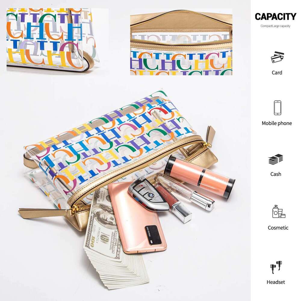 chch crossbody bag new transparent pvc womens handbag wallet 250513