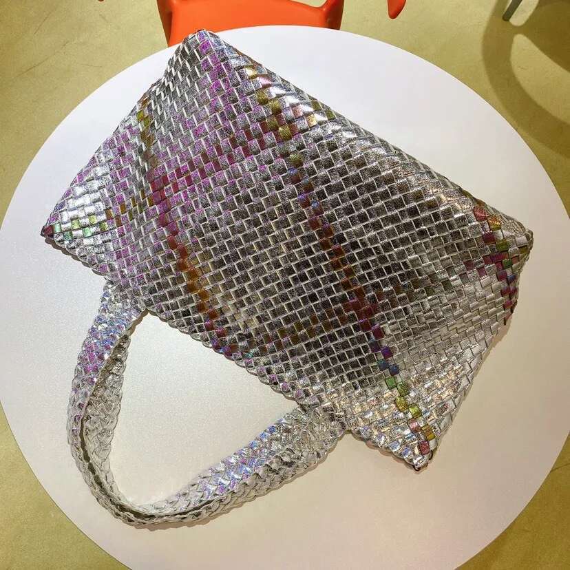 Lady Woven Large Capacity Tote For Women Designer Soft Leather Handbag Quality Handbags Big Shoulder Bag