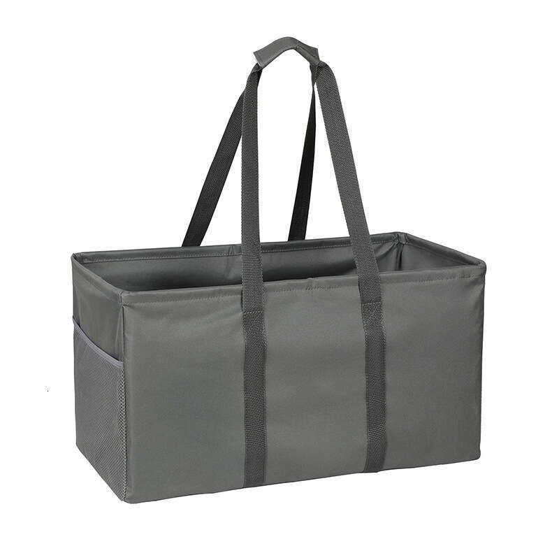 Oxford cloth picnic outdoor spring outing large capacity hand-held foldable storage supermarket shopping basket