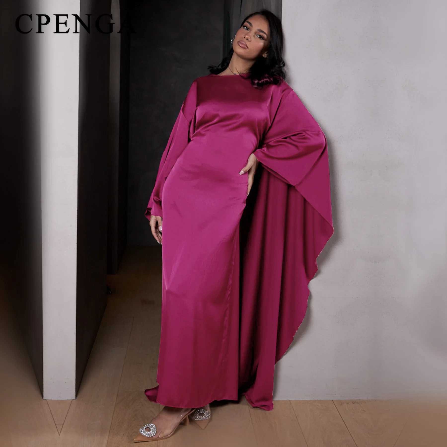 2025 Ramadan Arabic Women Muslim Modest Dress Luxury Dubai Satin Abaya Summer Islamic Party Outfit Fashion Holiday Turkey Robe X250514