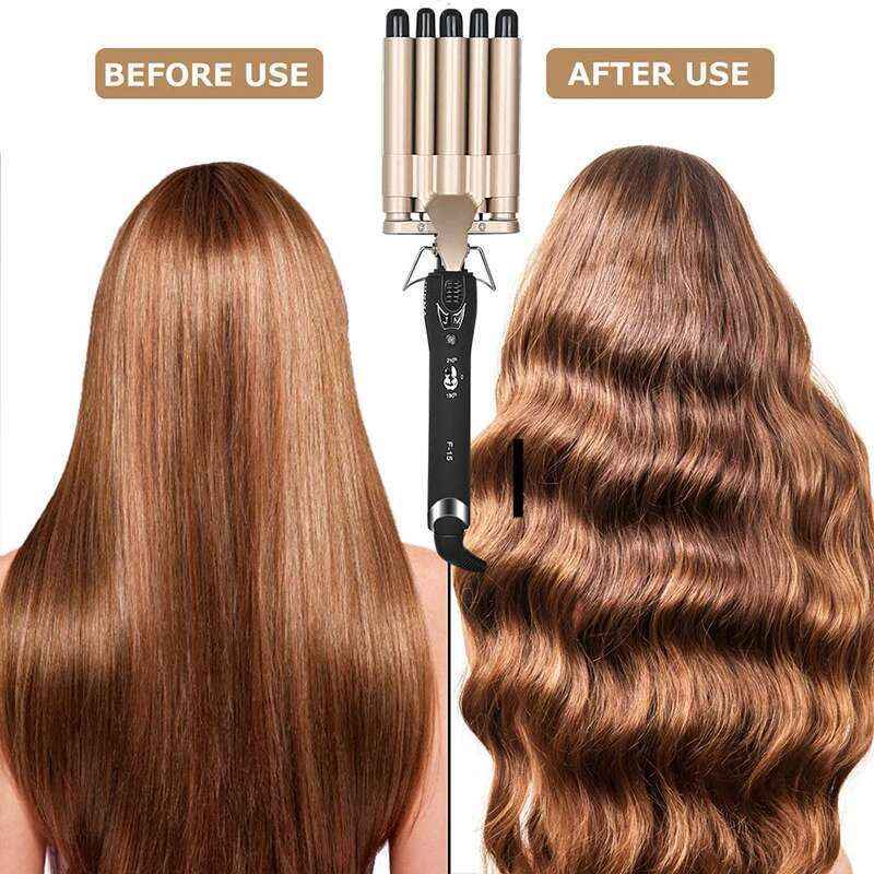 Crimper Curling Iron Ceramic Crimpers Wavers Curler Wand Fast Heating Waver Tools for All Types of Hair