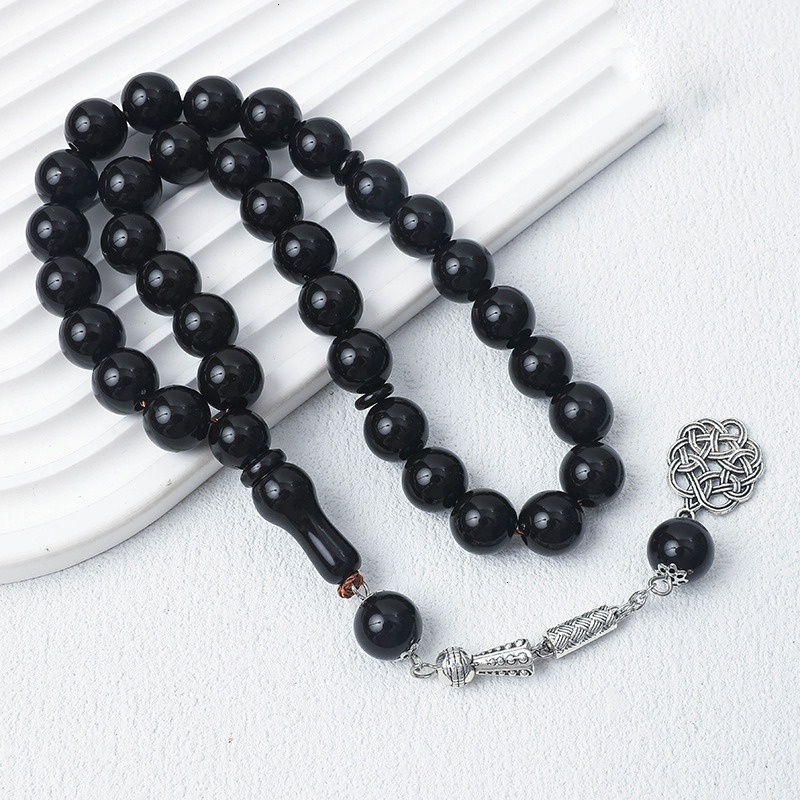 33 12cm Tisbiha Muslim prayer beads, Hui ethnic bracelet, Arabic jewelry, straight hair, available online