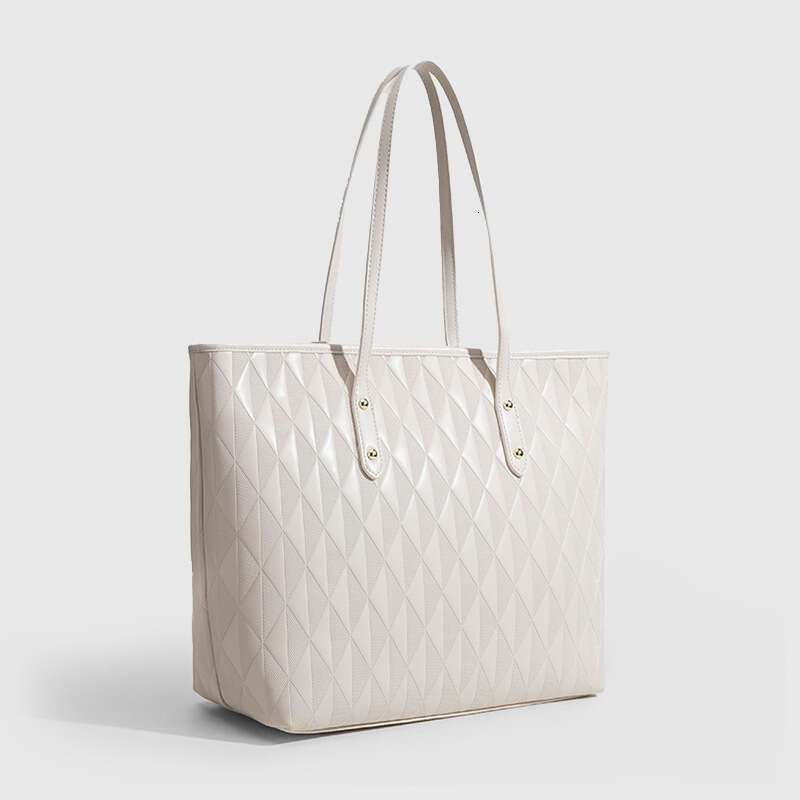 Women's Bags Designer Large Capacity Commuting Tote For Women New Handbag, High-End, Fashionable And Versatile Diamond Grid Shoulder Bag