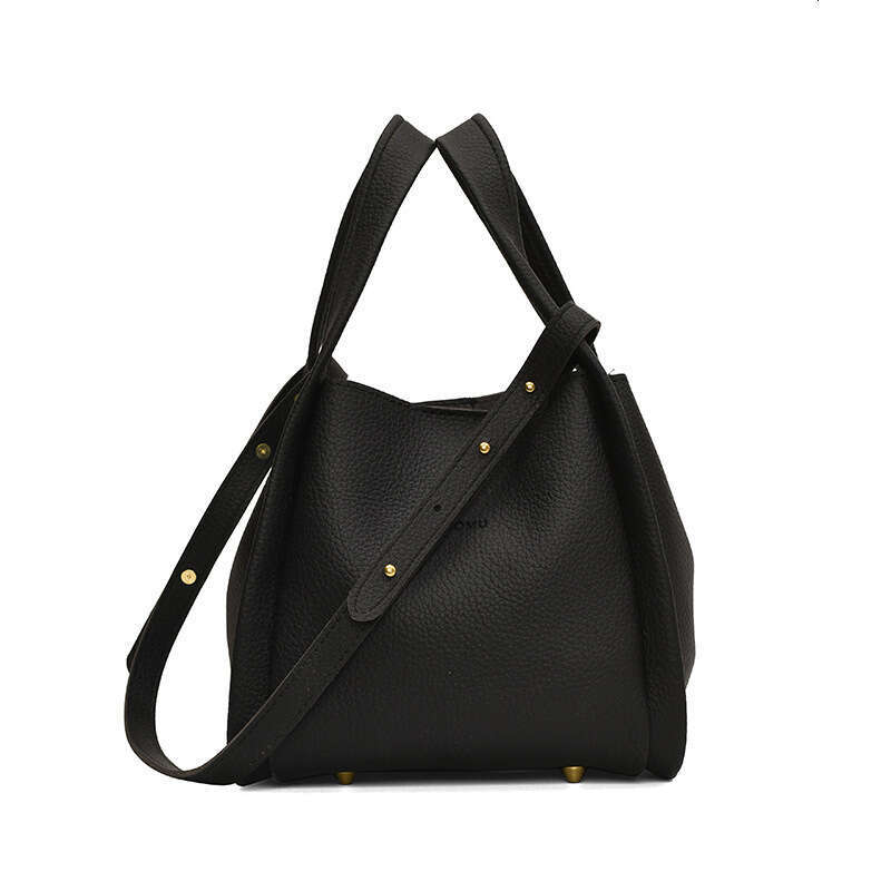Litchi pattern esign, mother an chil water bucket 2025 high-en western-style women's simple shouler han-hel vegetable basket bag, new casual fash
