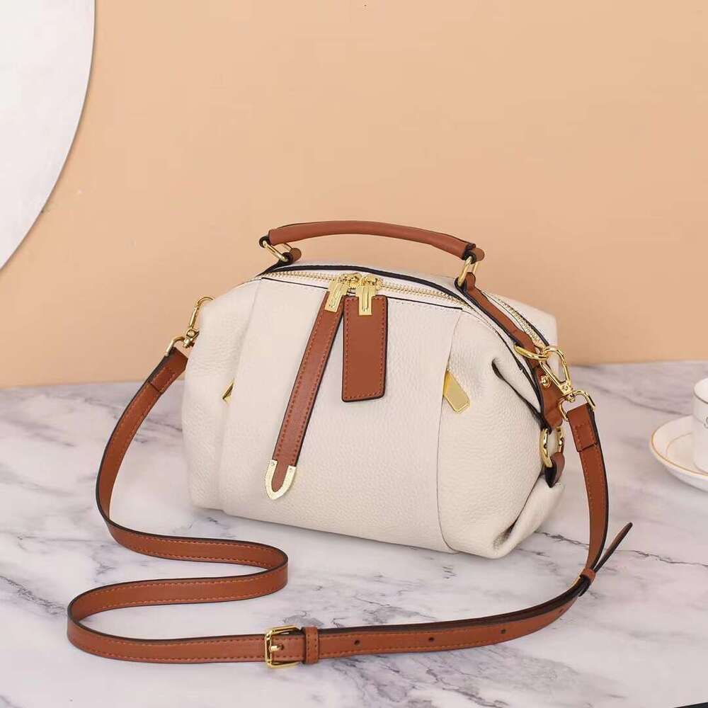 Tote Bag Made Of Genuine Leather Women S High End Shoulder Bag TOGO Top Layer Cowhide Handbag Crossbody Bag KQ
