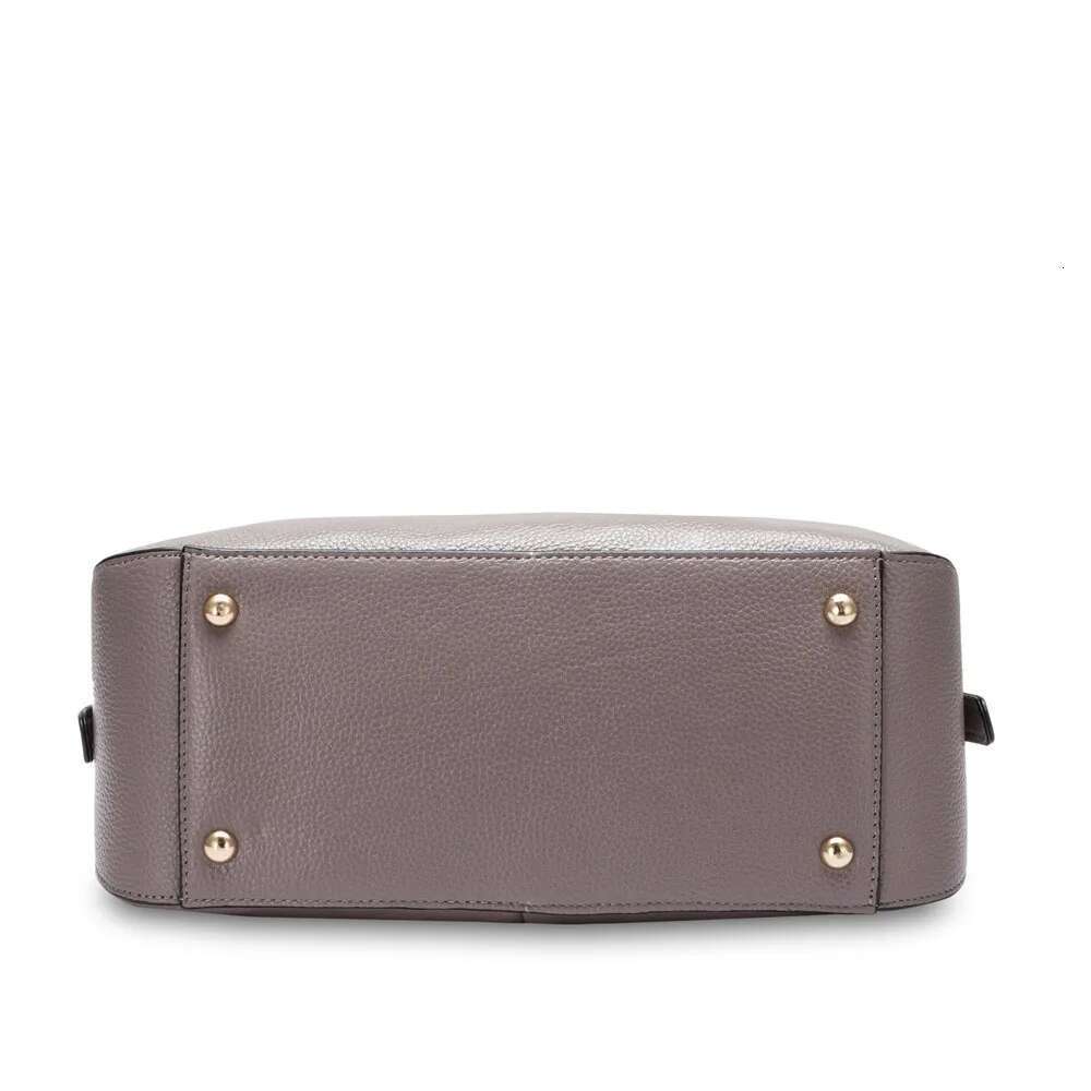Zency Dark Blue Women Boston Bag 100% Genuine Leather Handbags Female Charm Crossbody Purse Shoulder Bags For Work Shoppi