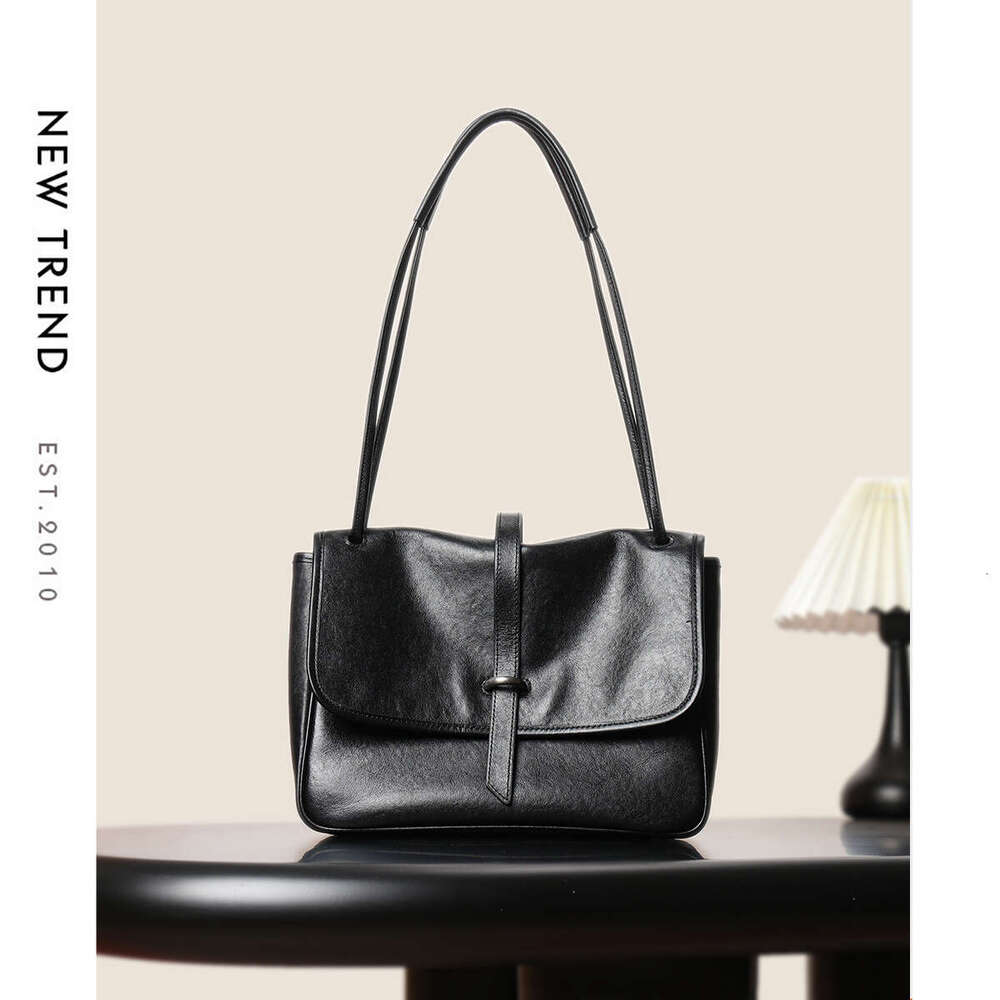 Tote Bag Genuine Leather Women S Handmade Vegetable Tanned Top Layer Cowhide Shoulder Crossbody Tote Bag And Miscellaneous Bag KQ